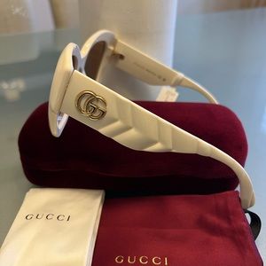 $250 Gucci Women Cat Eye Sunglasses Brand New With Tag